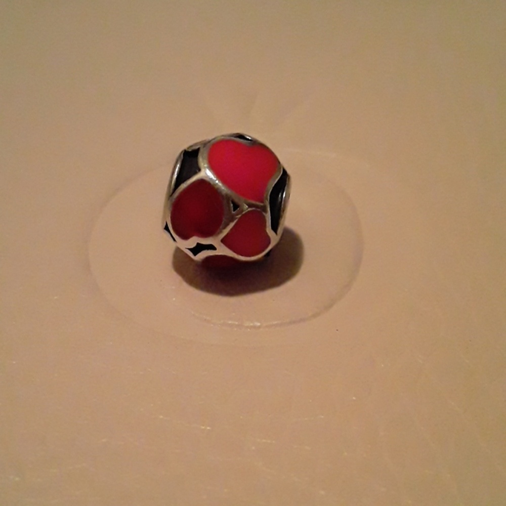 Authentic Pandora Red Hot Love Charm!